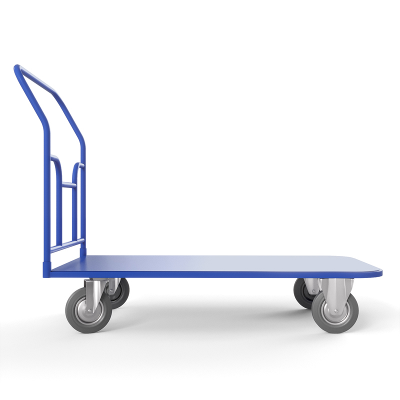 Тележка платформенная ТПТ (г/п 300 кг, 1000x600 мм, колеса серая резина 125 мм) Верстакофф 65-88751 - Вид №1