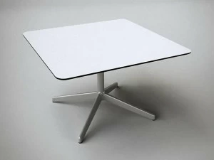 ENEA Низкий стол с алюминиевым основанием и столешницей из hpl Lottus tables