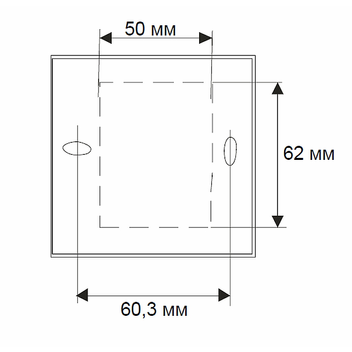 Коробка пластиковая Wilma для монтажа термостата RDF-310 KPMRDF310