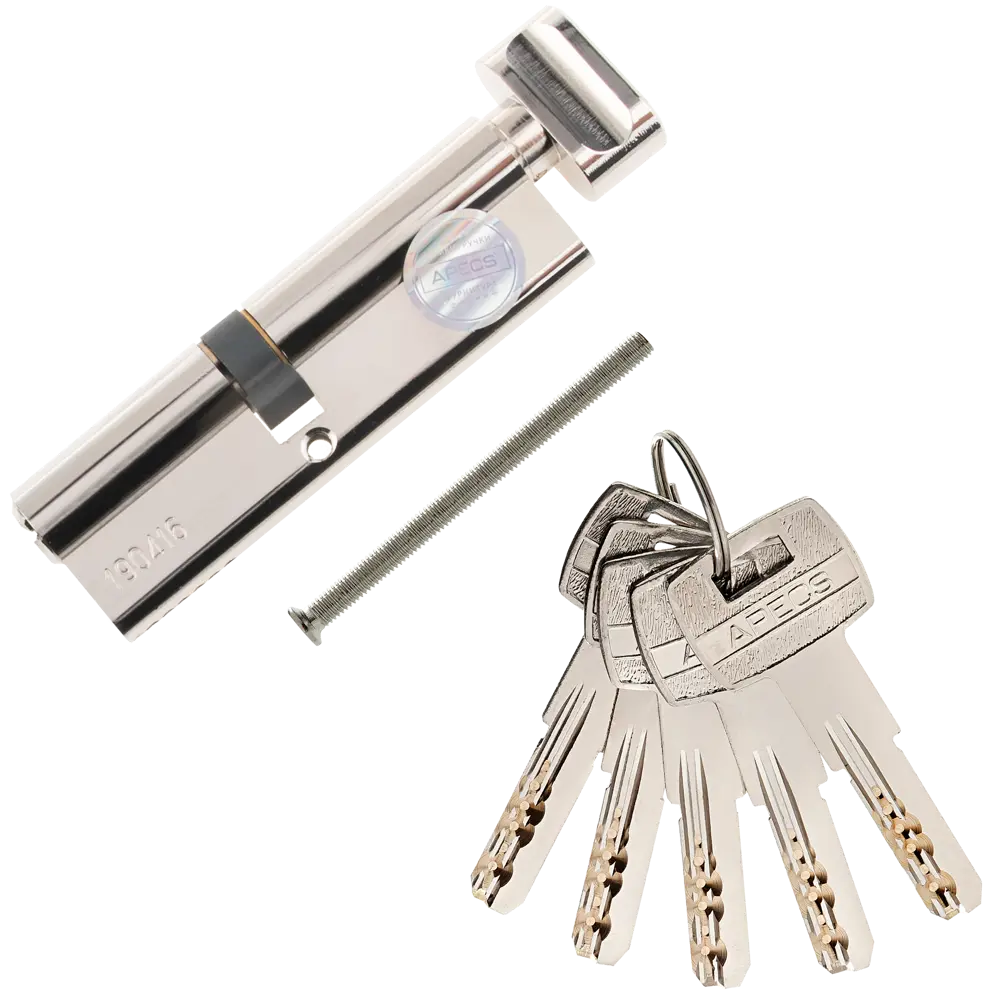 Цилиндровый механизм APECS Pro 100 мм с защитой от взлома 84168064 SM STLM-0046676 - Вид №1