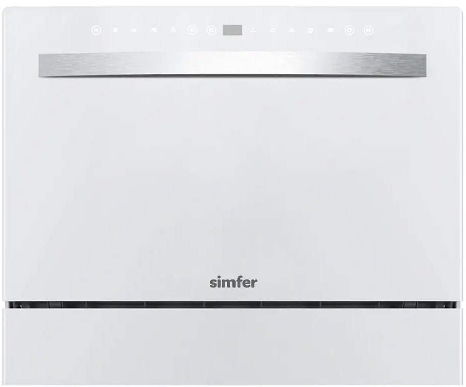 91092740 Посудомоечная машина Simfer dcb6501 55 см 5 программ цвет белый STLM-0881769