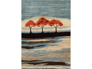 Прямоугольный шерстяной ковер