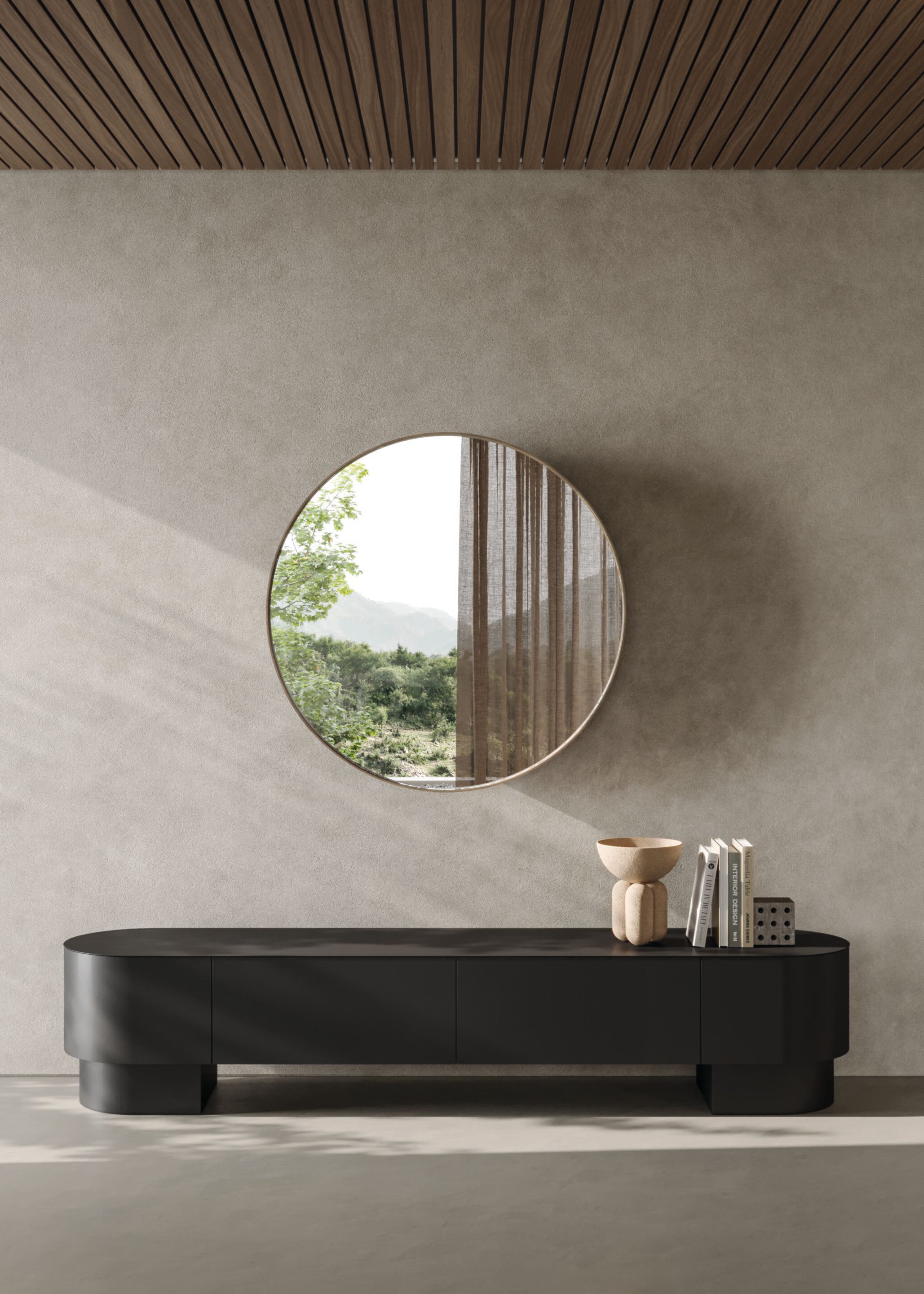 Окрашенный металлический шкаф для телевизора Ronda Design Asteria ARCH-00129104 - Вид №2