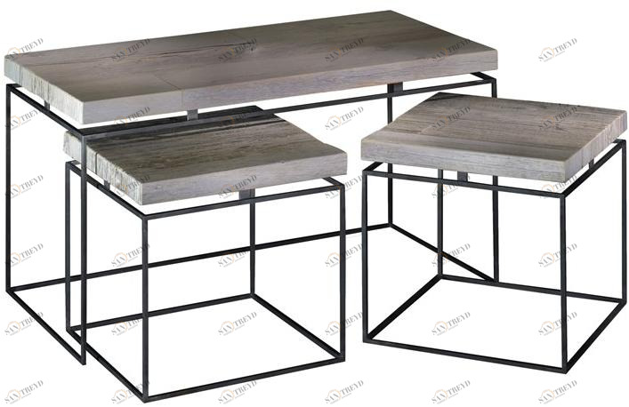 Garbarino Журнальный столик из массива дерева Graphic sun-id-1494940