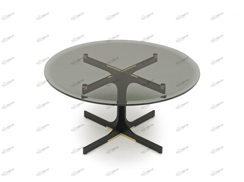 MisuraEmme Круглый стеклянный журнальный столик sun-id-1472982