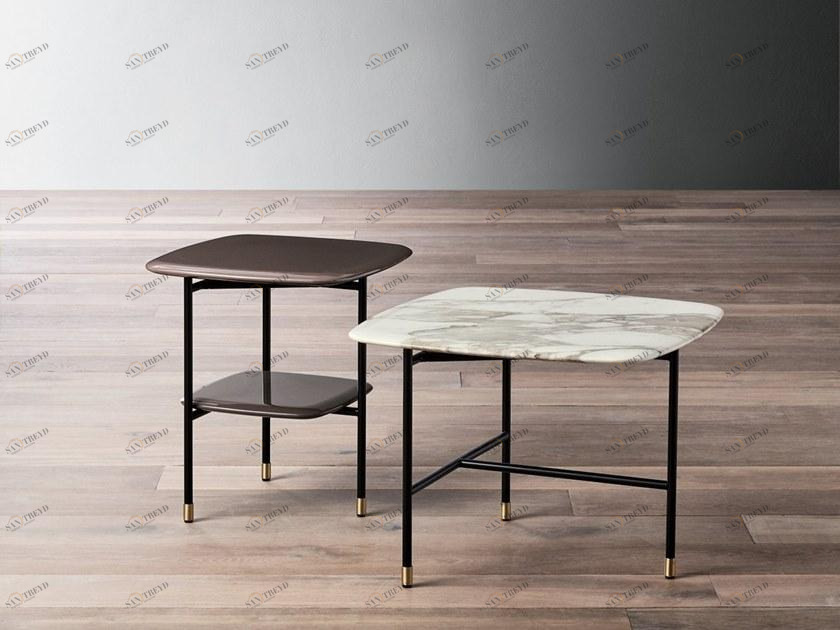 Meridiani Квадратный мраморный журнальный столик sun-id-1373615