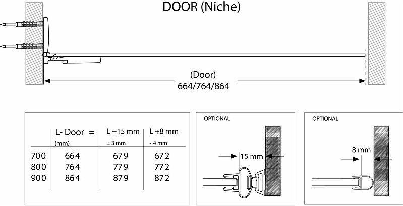 685682 Душевая дверь IFO Stella, дверь IFO Stella 800 правая - Вид №7