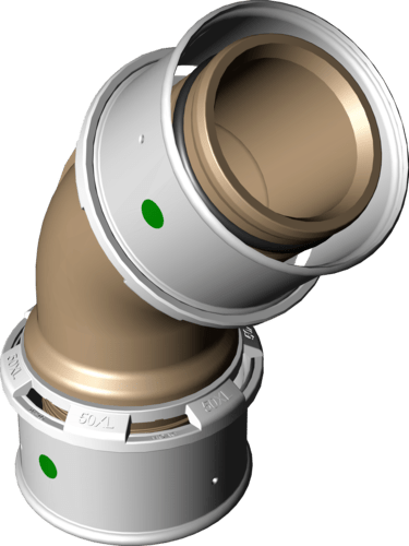 588 465 Модель 2726 Трубопроводные системы  Pexfit Pro  Угольники Santreyd  - Вид №2