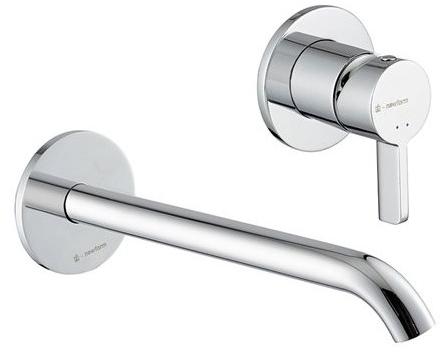 newform Смеситель для раковины настенный, однорычажный, сливной Blink chic sun-id-1430743 - Вид №1