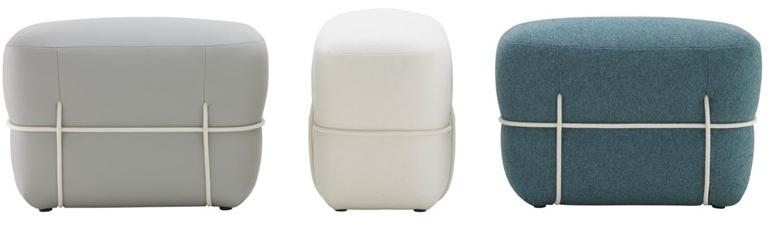 Ligne Roset Прямоугольный пуф из ткани с обивкой  10260280-10260282  - Вид №3