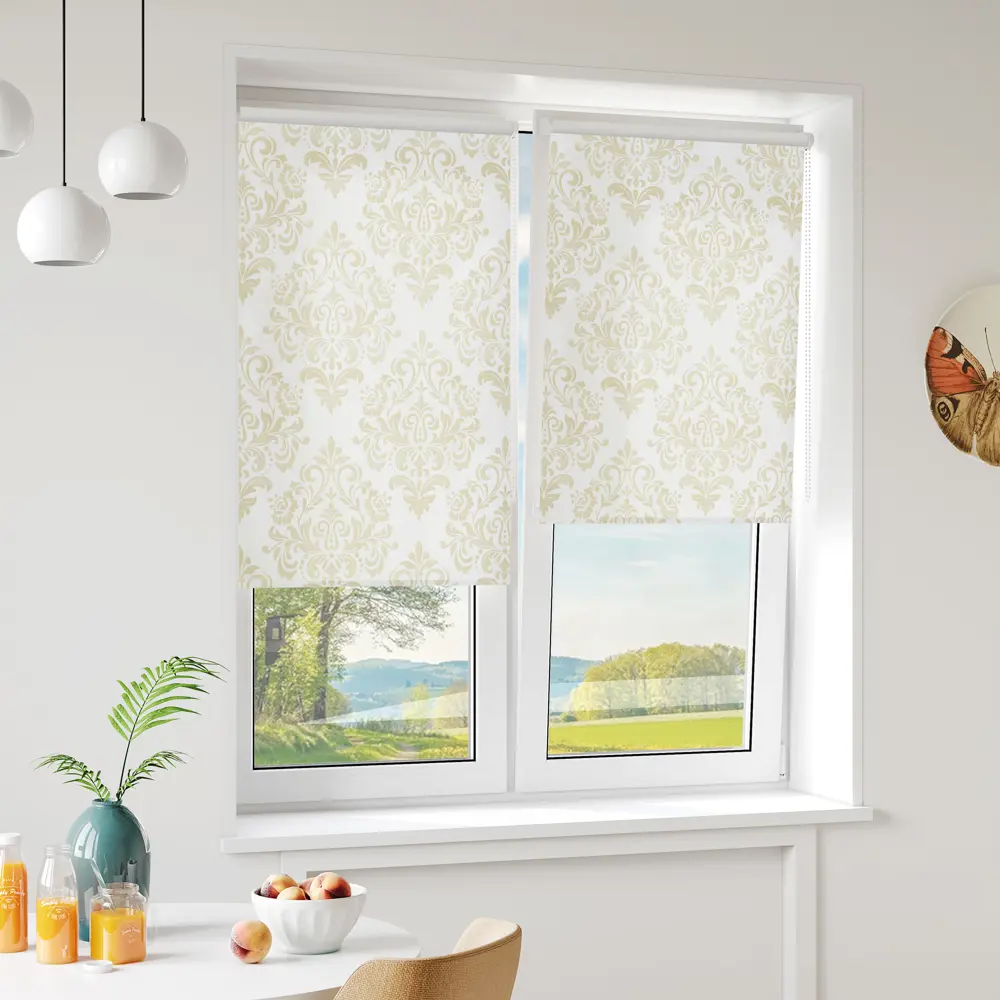 Штора рулонная Монца 180x175 см молочная MIAMOZA STLM-2179856 - Вид №2