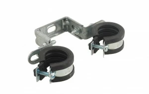3393228 Крепление для труб  BIS Duplo KSB1 Двойные хомуты с epdm для труб отопления