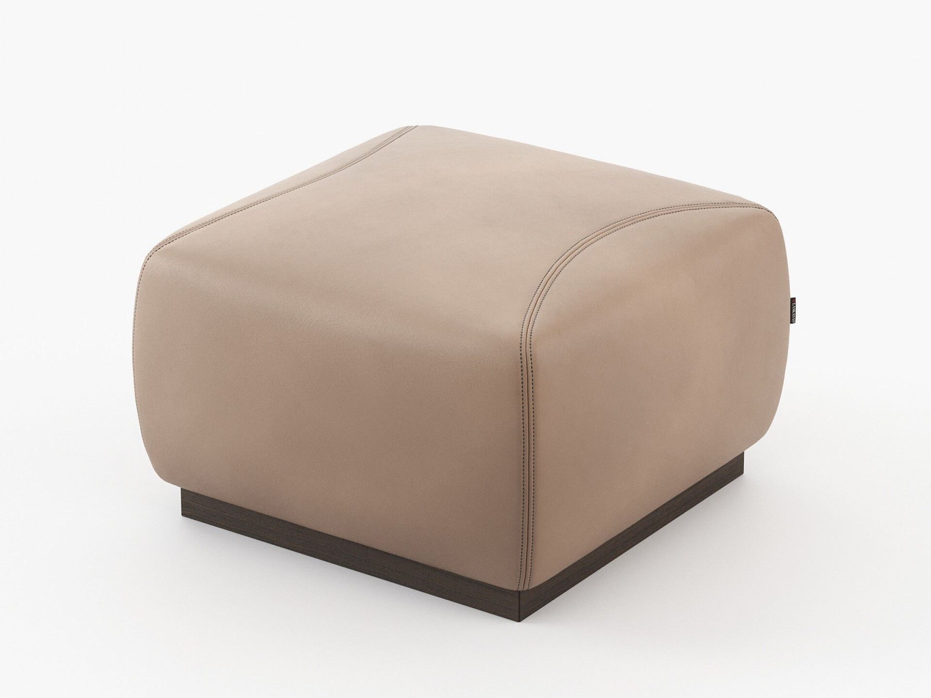 Кожаный квадратный пуф Laskasas MIKE ARCH-00108459