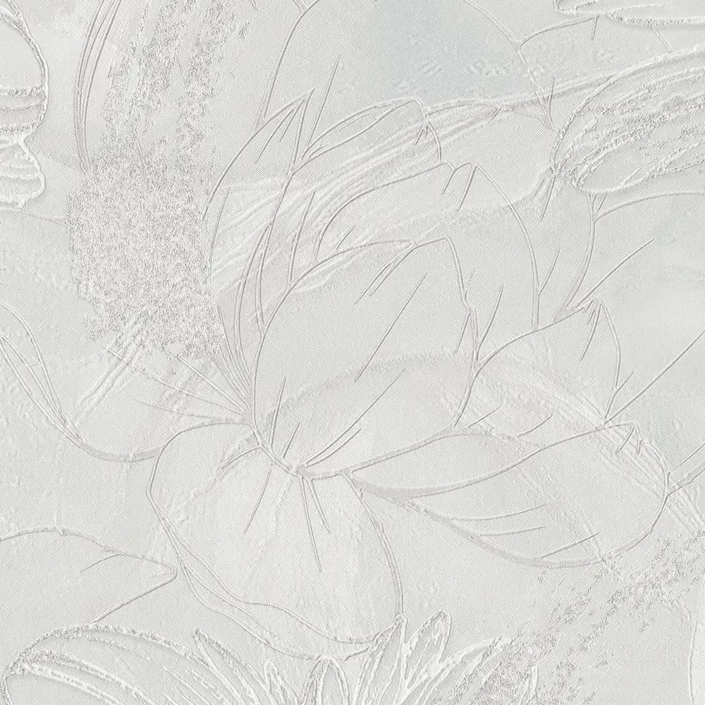 Обои Ривьера бежевые с растительным орнаментом от Московской обойной фабрики 89390789 МОСКОВСКАЯ ОБОЙНАЯ ФАБРИКА STLM-1567454 - Вид №1