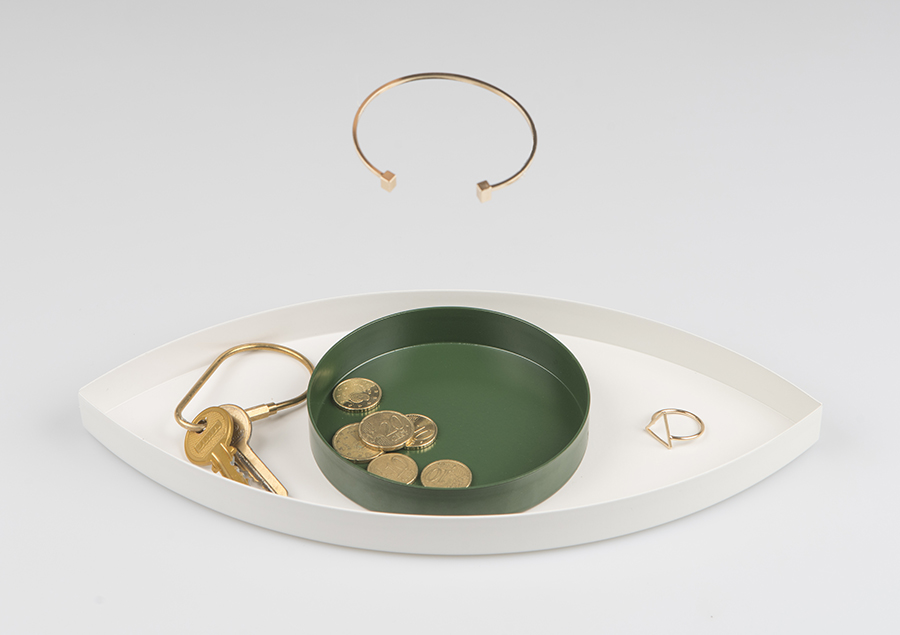 Органайзер для мелочей The Eye белый-зеленый Doiy DYEYEWHGR - Вид №6