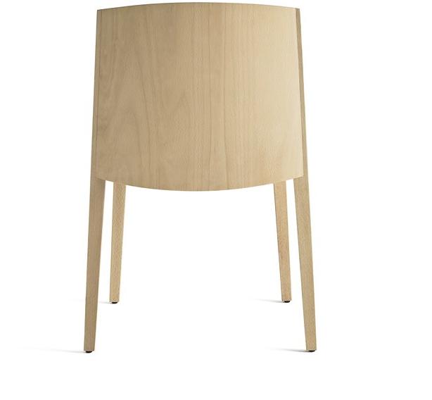 Capdell Деревянный стул со встроенной подушкой Isa 142l - Вид №1