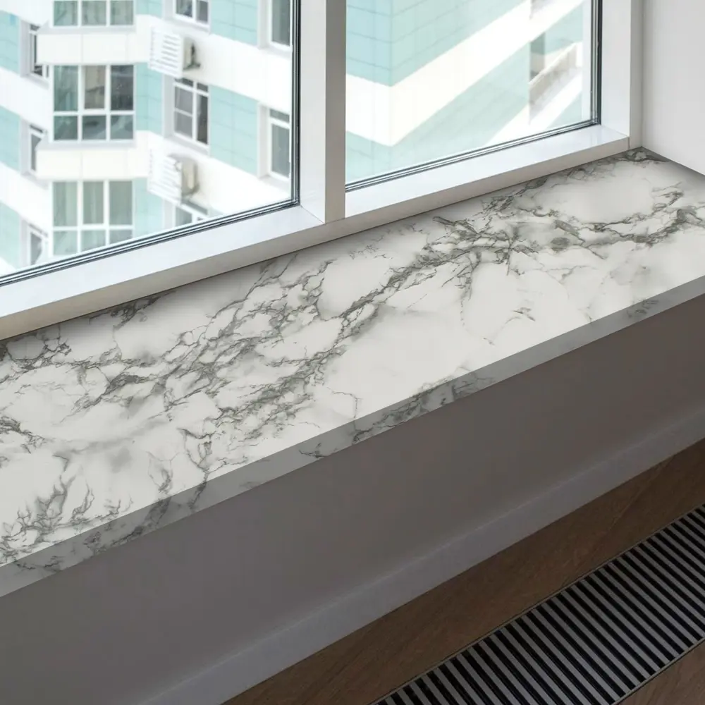 89346773 Пленка самоклеящаяся Мрамор 0.45x8 м цвет черно-белый STLM-0813159 INSPIRE  - Вид №3