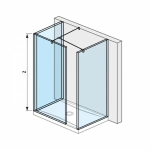 JIKA Кабина душевая  H268427 Cubito Pure