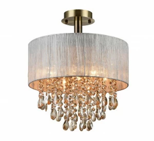Потолочная люстра ST Luce Lusso SL893.132.05 ST LUCE ДИЗАЙНЕРСКИЕ, LUSSO, ДВУХЪЯРУСНЫЕ 059057 Серебро