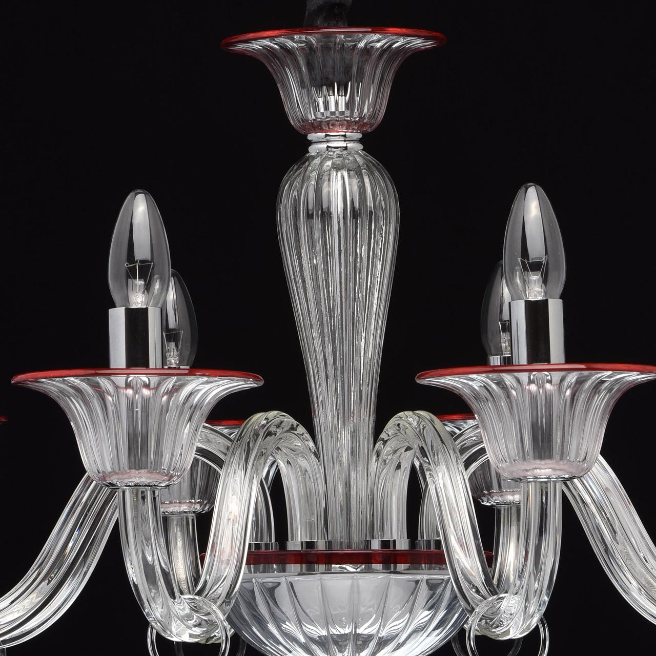 Подвесная люстра MW-Light Элла 483012008 MW-LIGHT ДИЗАЙНЕРСКИЕ, ЭЛЛА 186031 Прозрачный  - Вид №3