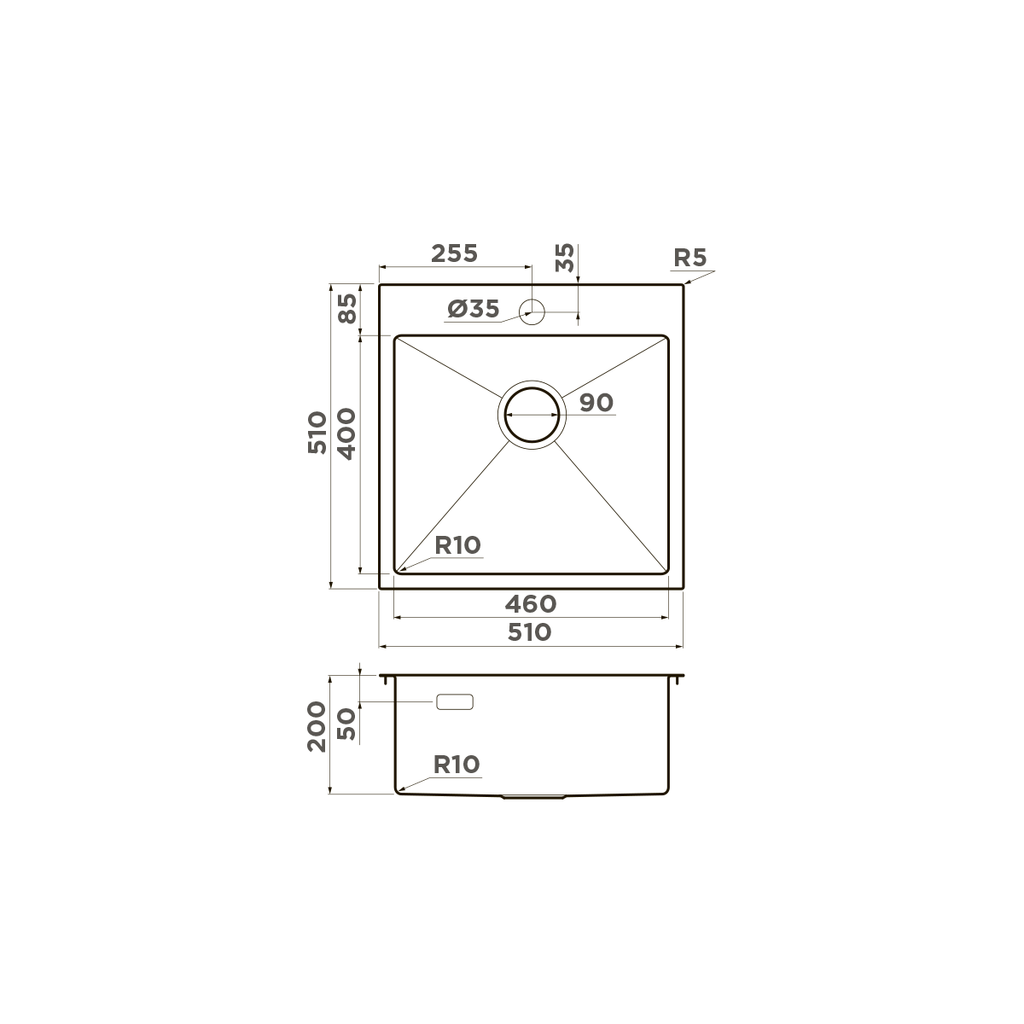Кухонная мойка Akisame 51 IN OMOIKIRI 4973438 - Вид №5