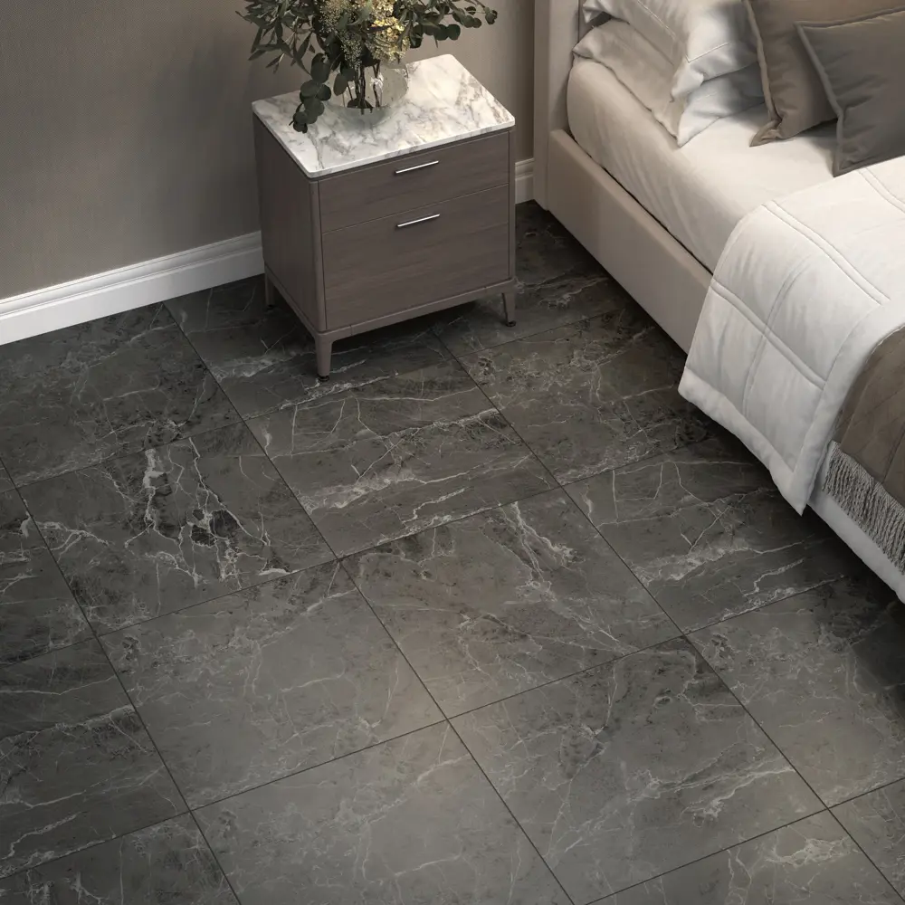 Керамогранит Kerama Marazzi Лоди: черный матовый с ректификацией 89340440 STLM-0949053