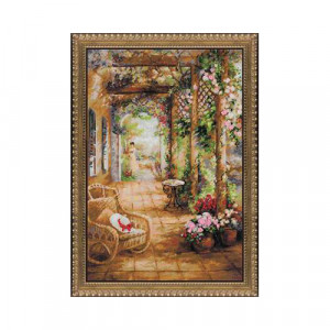 100/043 Набор для вышивания Свидание в саду 40 х 60 см RIOLIS Premium