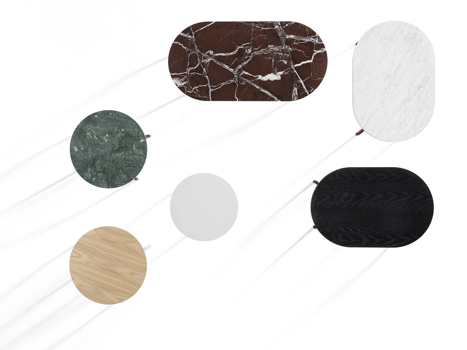 Высокий круглый металлический журнальный столик B-LINE AD.От ARCH-00124020 - Вид №5