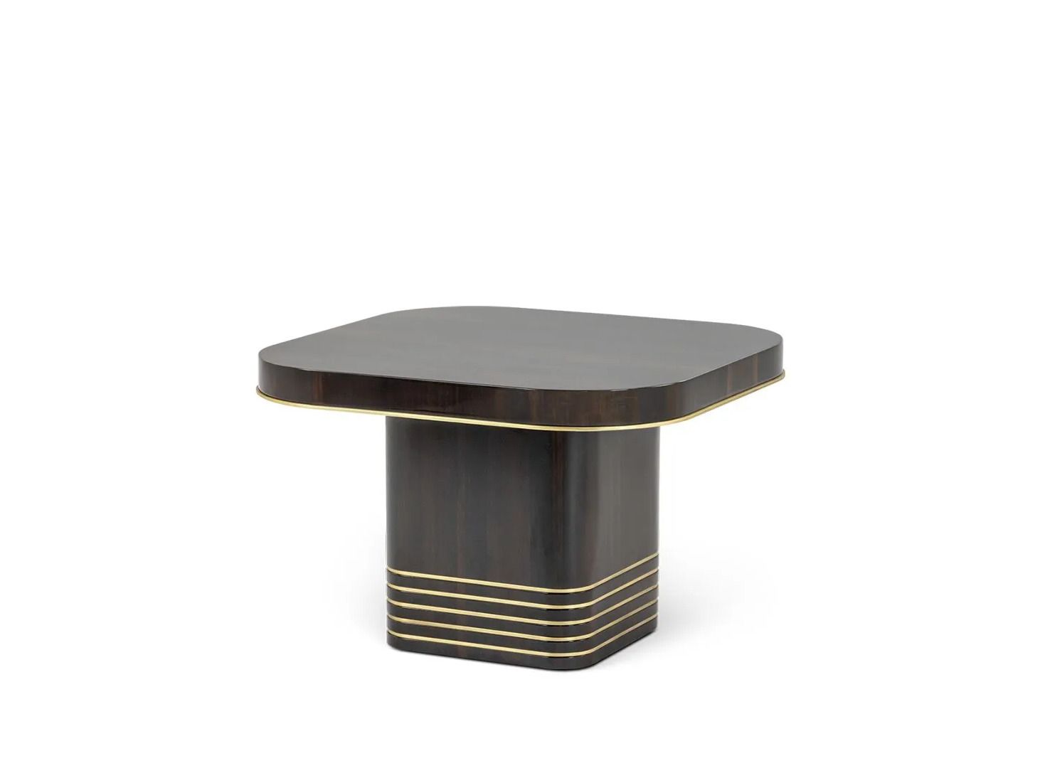 Квадратный стол из черного дерева JOSÉ LEITE DE CASTRO LIMA ARCH-00059327