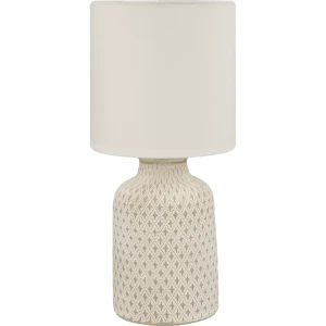 Лампа настольная Eglo «Bellariva» 1X40 ВтхE14, цвет серый/белый 81971411 STLM-2052790