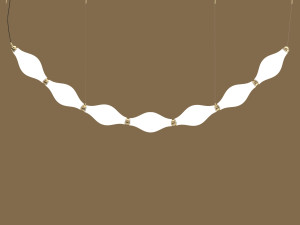 Подвесной светильник из боросиликатного стекла