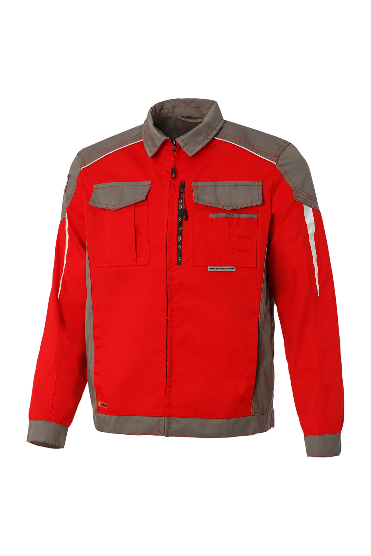 64647 Костюм  NEW 2 красный с серым STATUS  Летняя спецодежда  размер 60-62/182-188  - Вид №1