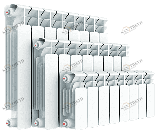 Радиатор биметаллический Rifar Base 500/100 10 секций RB50010