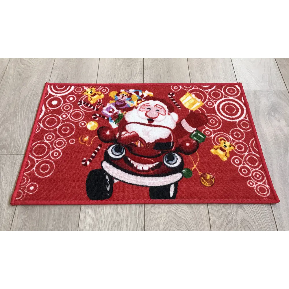 Коврик Дед Мороз в машине 50x80 см нейлон цвет красный 83704042 STLM-2154971 CTIM  - Вид №2