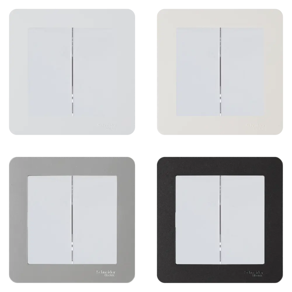 Systeme Electric W59 - двухклавишный выключатель для управления освещением 18799009 STLM-0012730 - Вид №1