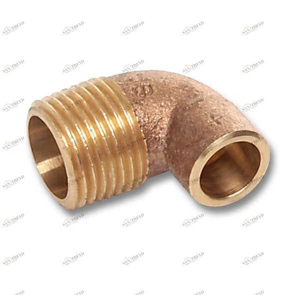 140921512 SANHA 4092G угловой переход ВП-НР, бронза 15x1/2 мм 