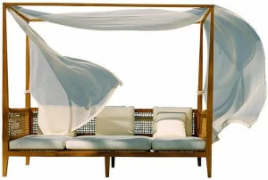 Unopiù Грядка из тикового дерева с балдахином Synthesis Alsybi