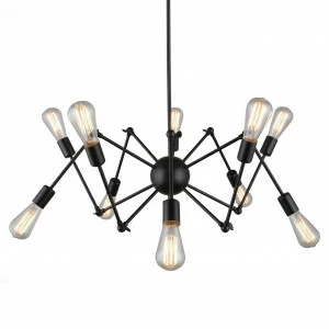 Подвесная люстра Omnilux Fossano OML-92703-10 OMNILUX FOSSANO 279726 Черный