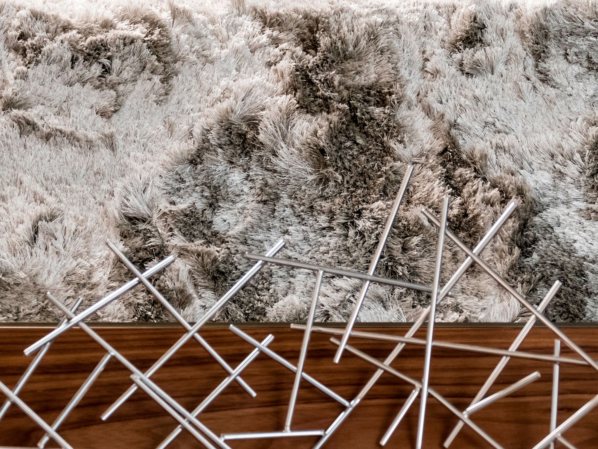 Ковер из мягкого полиэфирного волокна G.T.DESIGN тонкие материалы ARCH-00112584 - Вид №2