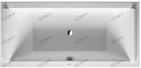 Duravit Прямоугольная акриловая ванна Starck 700339 - 700340 - 700341