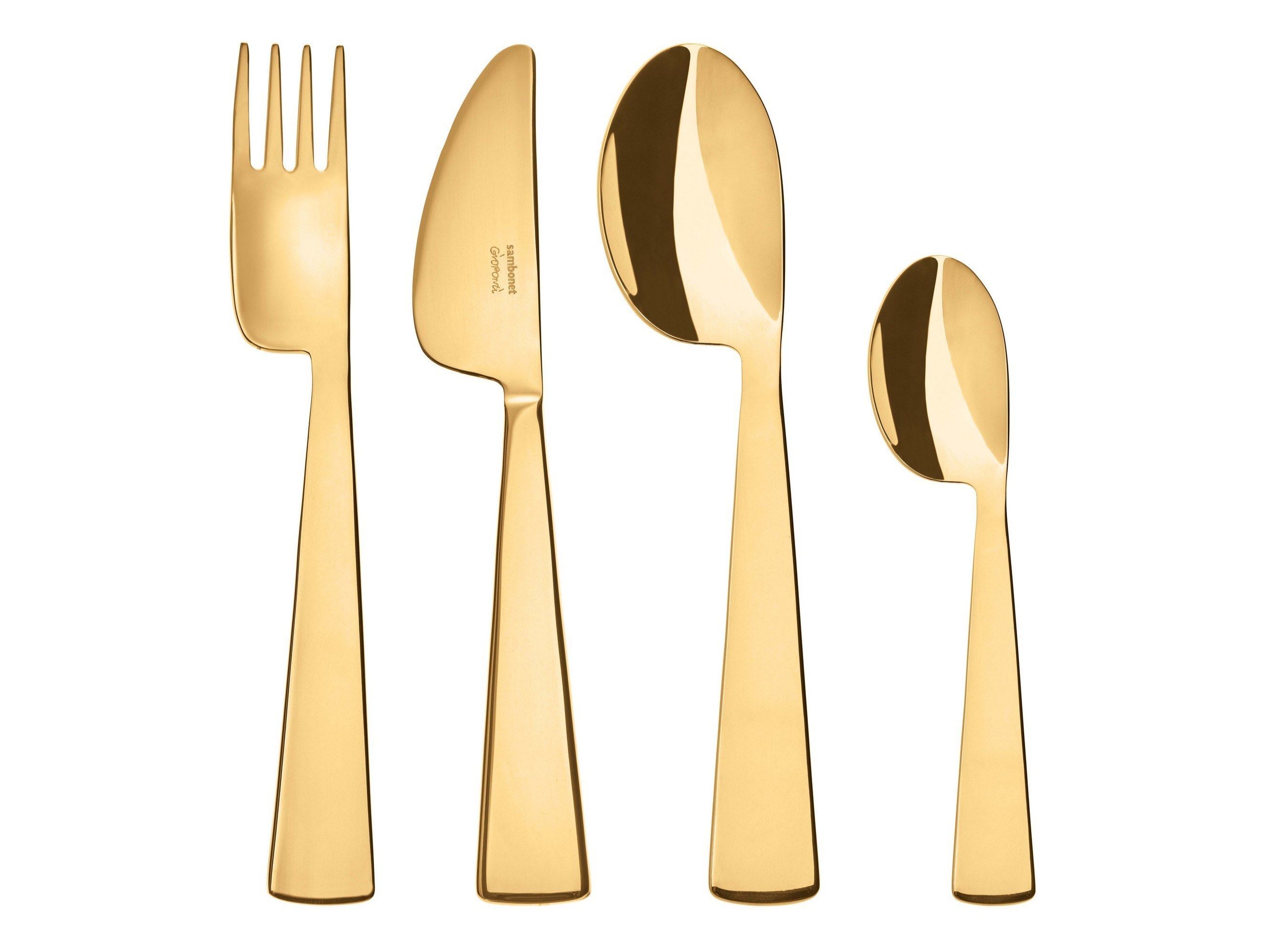 Набор столовых приборов из нержавеющей стали для детей Sambonet Gio Ponti Conca ARCH-00052278 - Вид №5