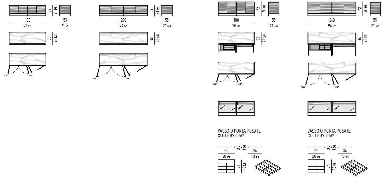 Minotti Буфет Calder bronze sun-id-1487238 - Вид №4