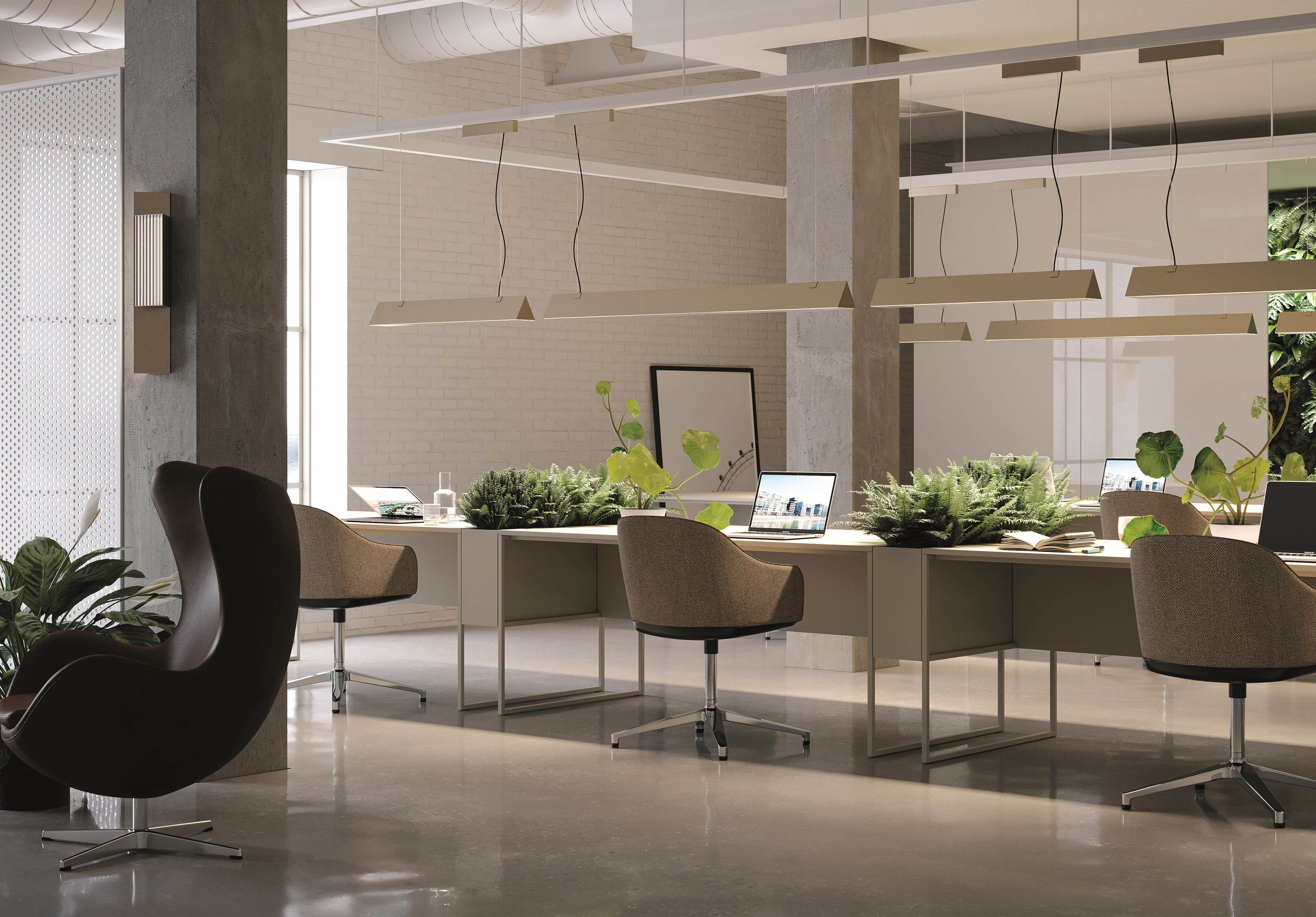 Металлический светодиодный подвесной светильник Contardi Stick ARCH-00089341 - Вид №1