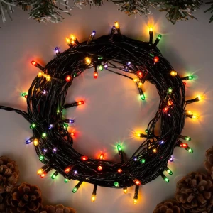 90641710 Электрогирлянда комнатная Luazon lighting 1585773 нить 7 м 100 ламп разноцветный 8 режимов работы STLM-0960103