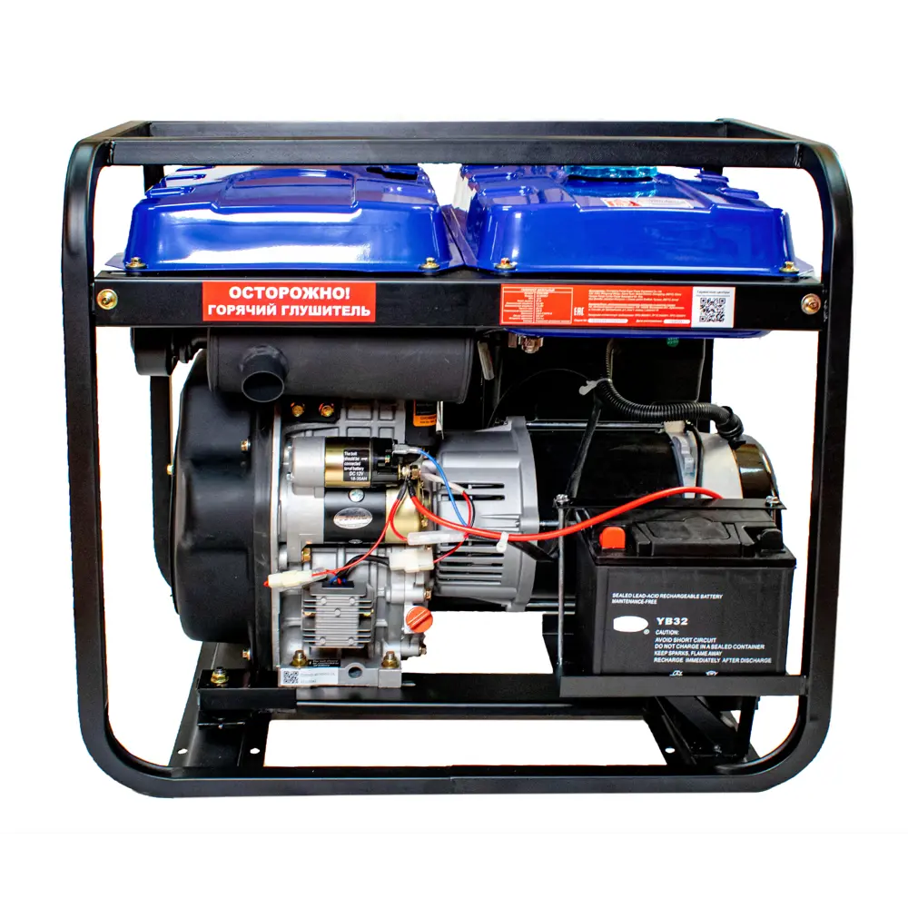 89393831 Генератор дизельный Спец SD-8500E4, 7 кВт STLM-1325352  - Вид №3