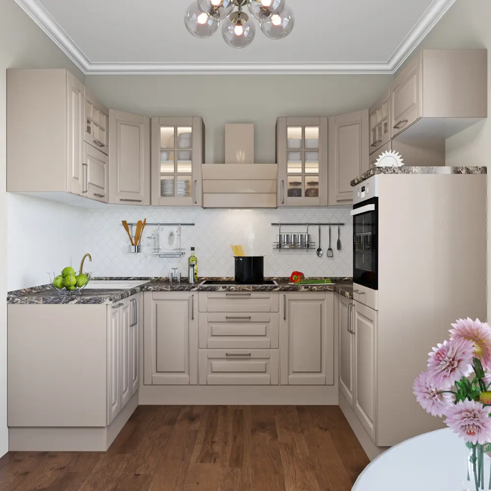 Дверь для шкафа Delinia «Леда бежевая» 45x70 см, МДФ, цвет бежевый STLM-2107950 - Вид №4