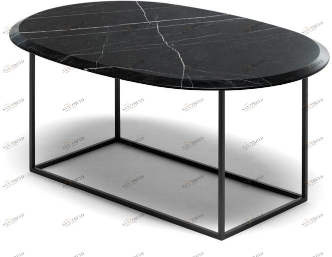 EPÒNIMO Овальный мраморный журнальный столик  Mt 003/004 