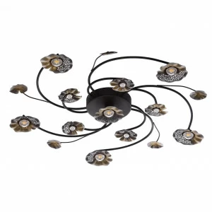 Потолочная светодиодная люстра MW-Light Адриатика 3 280011611 MW-LIGHT ДИЗАЙНЕРСКИЕ, АДРИАТИКА 184074 Коричневый