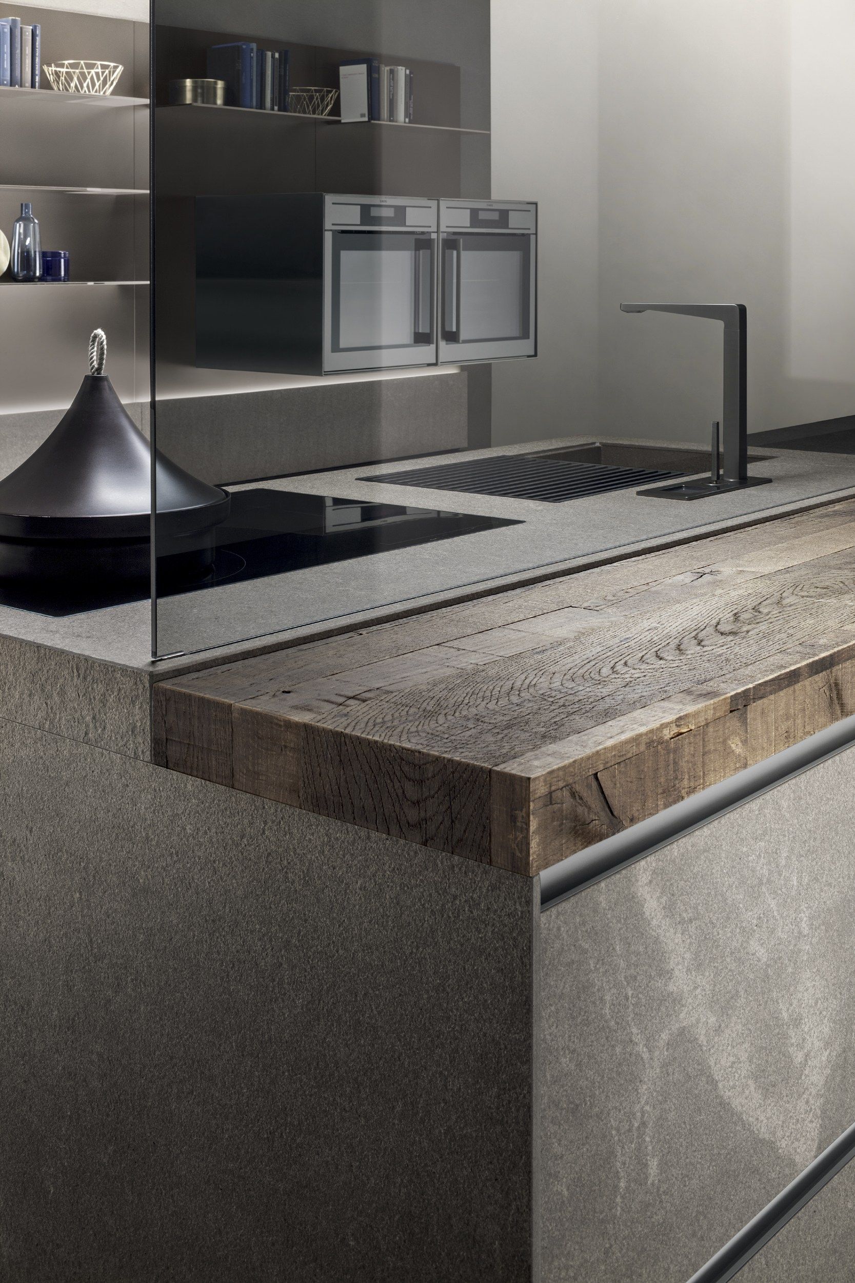 Каменная кухня с островом ERNESTOMEDA Icon ARCH-00060616 - Вид №7