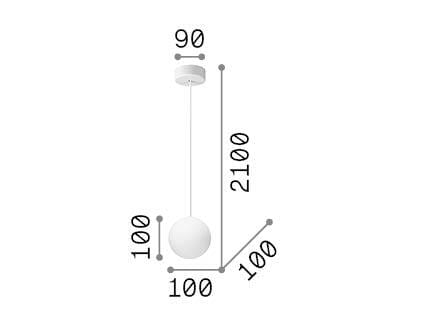 Подвесной светильник Ideal Lux Белый Mapa ARCH-00106428 - Вид №9